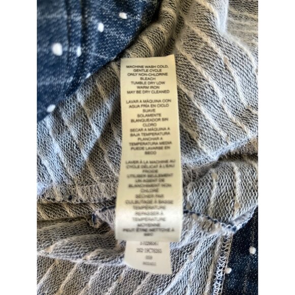 Weekends By Chico's Womens Size 0 US Size 4 Long Sleeve Polka Dotted Jacket - Picture 6 of 6